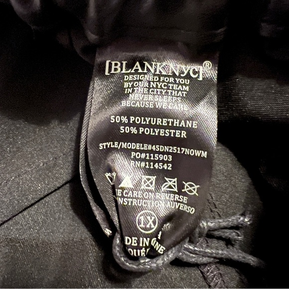 Blank NYC East Side Vibes Faux Leather Joggers - Picture 10 of 10